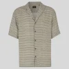 All-Over Geo Pattern Shirt - Green