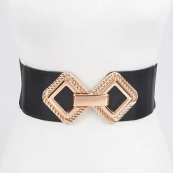 Big Buckle Stretch Belt - Black