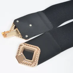 Big Buckle Stretch Belt - Black