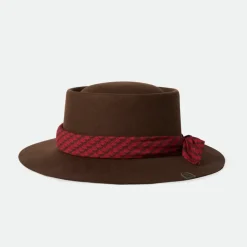 Brixton x Fender Jaguar Contour Wool Felt Fedora - Texas Tea