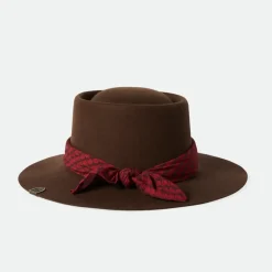 Brixton x Fender Jaguar Contour Wool Felt Fedora - Texas Tea