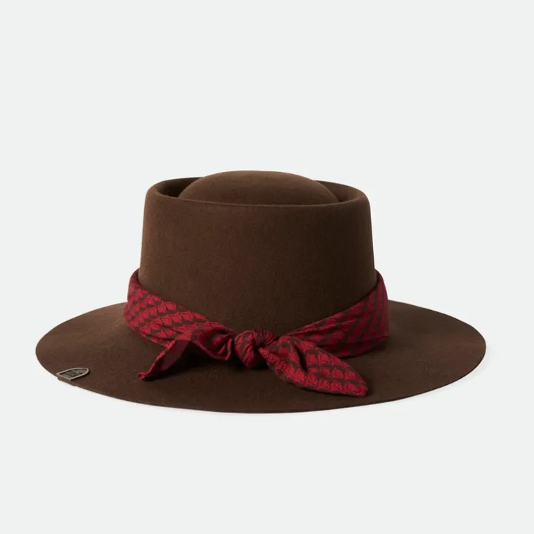 Brixton x Fender Jaguar Contour Wool Felt Fedora - Texas Tea