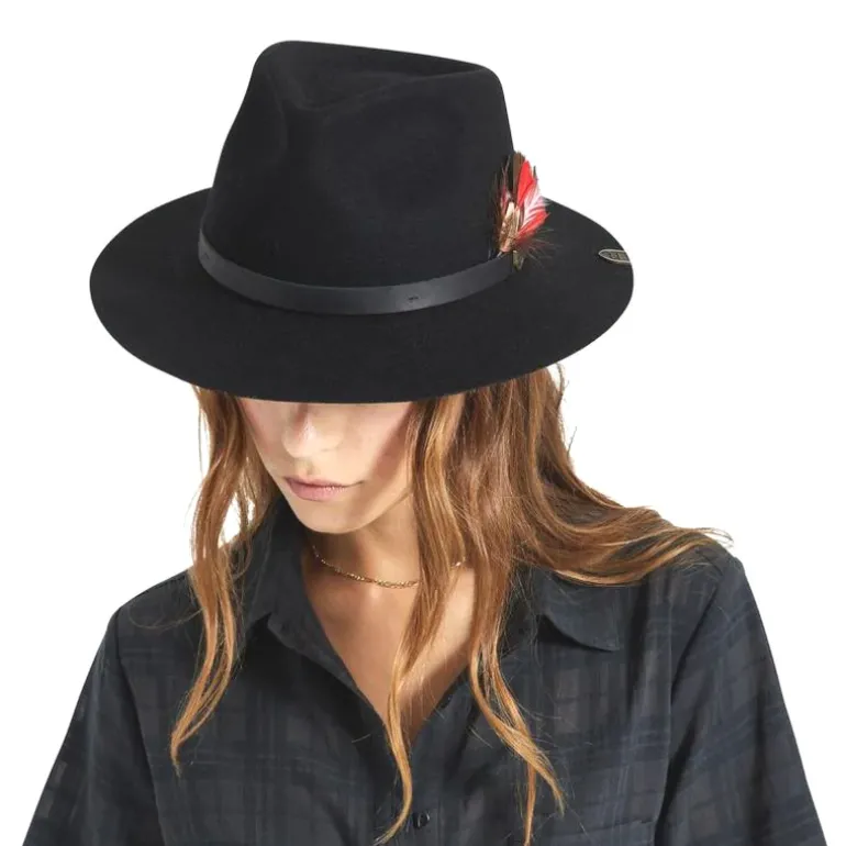 Brixton x Fender Jaguar Reverb Wool Felt Fedora - Black