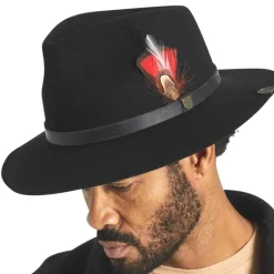 Brixton x Fender Jaguar Reverb Wool Felt Fedora - Black