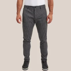 Checks Drawstring Waist Chinos - Navy
