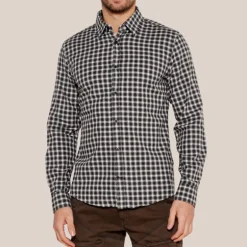 Checks Flannel Shirt - Black