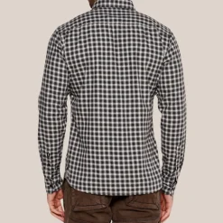 Checks Flannel Shirt - Black