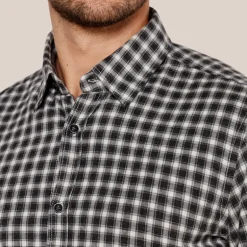 Checks Flannel Shirt - Black