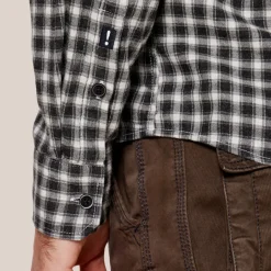 Checks Flannel Shirt - Black