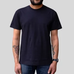 Classic Organic Cotton Crew T-Shirt - Black