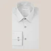 Cotton Stretch Shirt - Light Grey