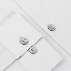 Cotton Stretch Shirt - Light Grey