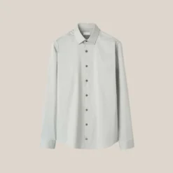 Cotton Stretch Shirt - Light Green