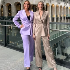 Double Breasted Blazer - Lavender