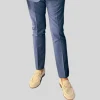 Drawstring Dress Pants - Blue