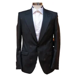 Embossed Skulls Peak Tuxedo Jacket