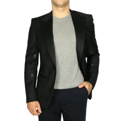 Embossed Skulls Peak Tuxedo Jacket