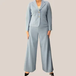 Flared Pants - Denim Blue