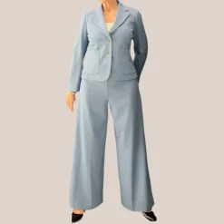 Flared Pants - Denim Blue