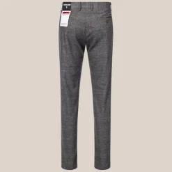Glen Check Chino Pants - Dark Grey