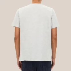 Heart Embroidered Logo Crew T-Shirt - White