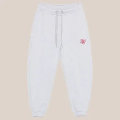 Heart Embroidered Logo Jogger - Grey