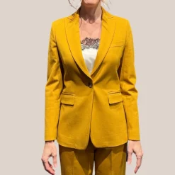 Jersey Blazer - Yellow