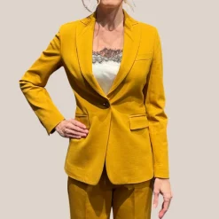 Jersey Blazer - Yellow