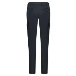 Jersey Drawstring Cargo Pants - Dark Navy