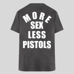 Less Pistols Soft Crew Tee - Charcoal