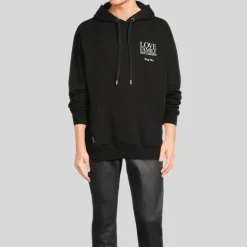 Love Family Not Fashion Hoodie - Black