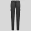 Melange Jersey Drawstring Cargo Pants - Charcoal