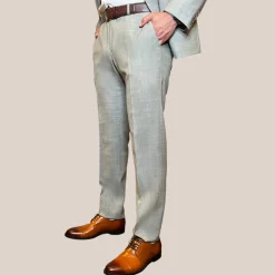 Melange Wool Suit - Grey