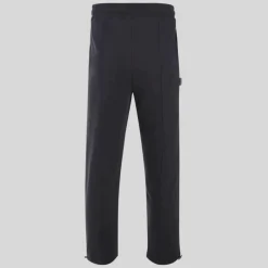Monogram Embroidered Logo Jogger - Black