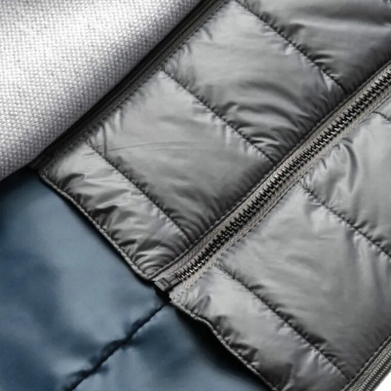 Patch Pocket Jersey Inlay Blazer - Light Grey