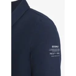Recycled Polyester Waterproof Top Coat - Navy
