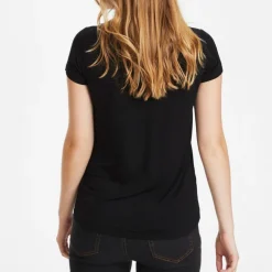Regular Fit O-Neck Tee - Black