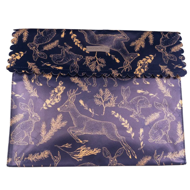 Reusable Large Size Gift Bag with Magnetic Closure