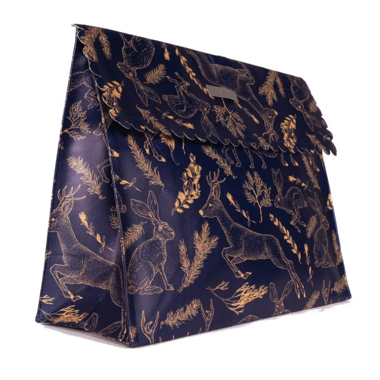 Reusable Large Size Gift Bag with Magnetic Closure