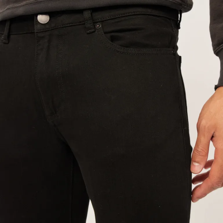 Slim Fit Streamlined Denim - Black