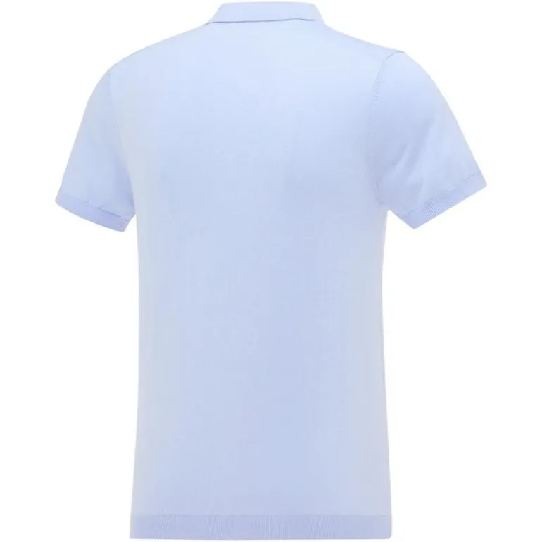 Solid Jersey Knit Polo - Sky