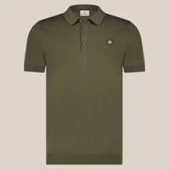 Solid Primo Cotton Polo - Army