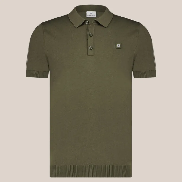 Solid Primo Cotton Polo - Army