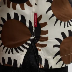 Star Bursts Print Shirt - Brown