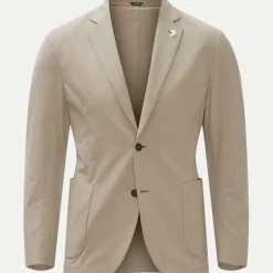 Stretch Patch Pocket Blazer - Taupe