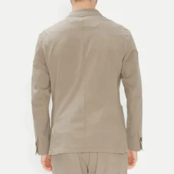 Stretch Patch Pocket Blazer - Taupe