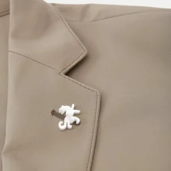 Stretch Patch Pocket Blazer - Taupe
