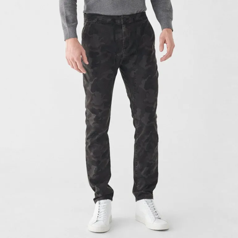 Tonal Camo Track Chino - Charcoal