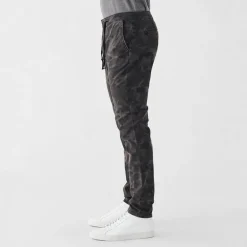 Tonal Camo Track Chino - Charcoal