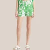 Tropical Floral Short - Green